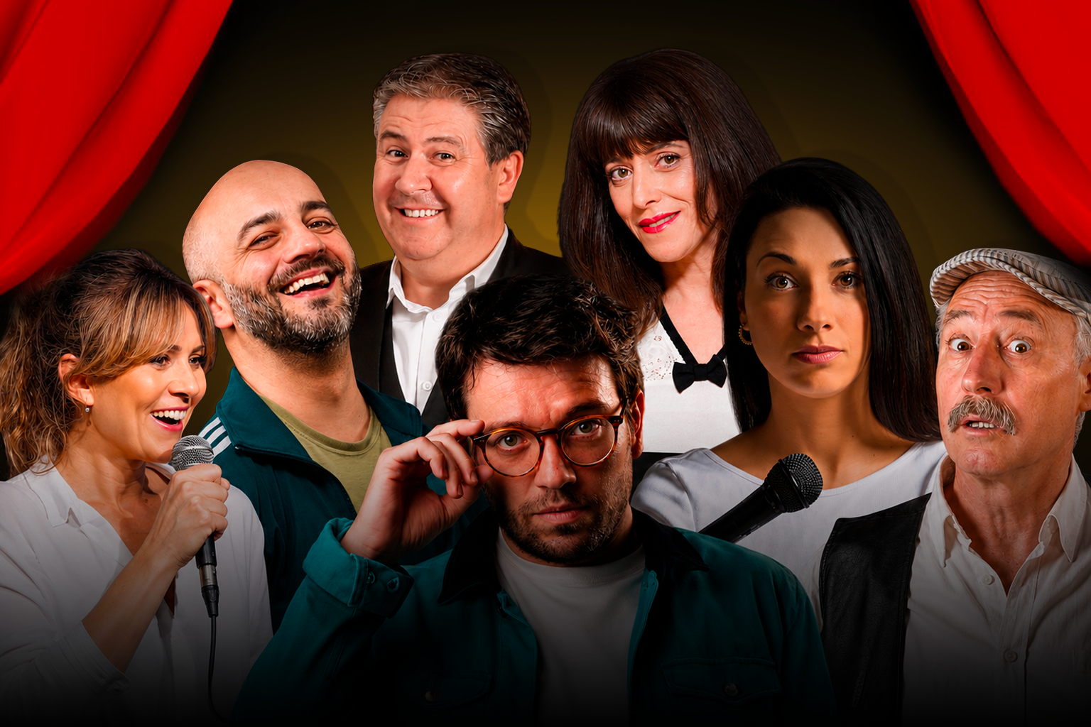 Plateau d'humoristes du Gala du Rire — samedi 23 mai 2026